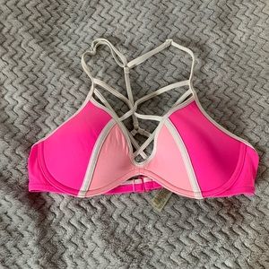 Pink bathing suit